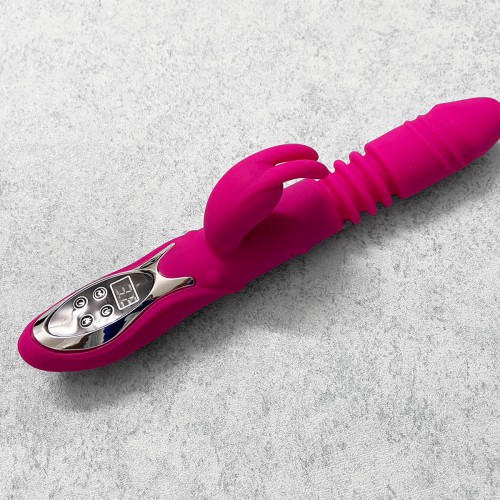 Dương vật giả rung thụt phát nhiệt Rabbit Vibrato...